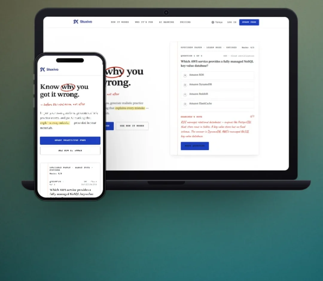 Stuxivo — EdTech · Yapay zekâ